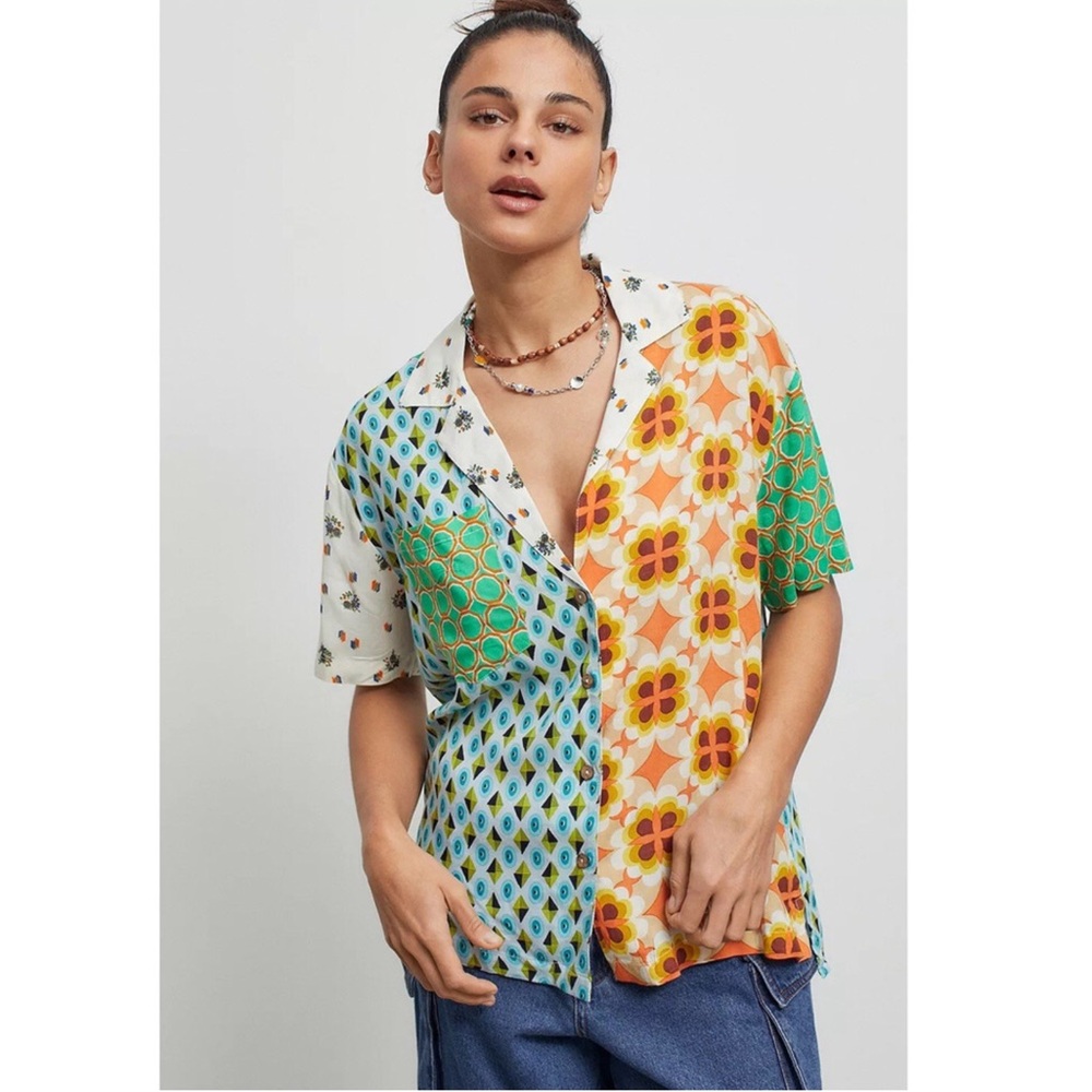 Urban Outfitters Gardenia Souvenir Shirt